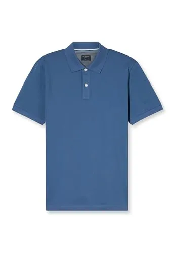 OLYMP Casual Poloshirt für Herren, Gr. XXL, rauchblau - Herren-Shirt aus 100% Baumwolle im Piqué-Stil, kurzärmlig und perfekt für lässige Anlässe. Ideal für den Alltag mit hohem Tragekomfort und einfacher Pflege.
