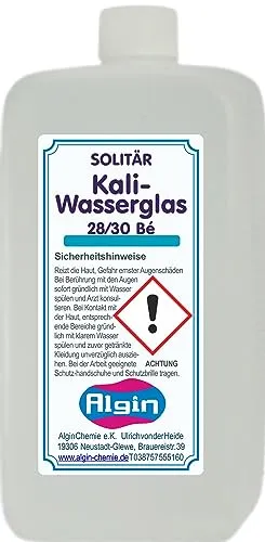 Algin Kaliwasserglas 1A Haftgrund Versiegelung 1 Liter HDPE-Flasche