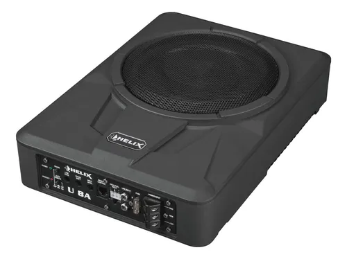 Helix U 8A Aktiver Unterbau Subwoofer 20cm Auto-Subwoofer (180 W, max.: W 20 cm)