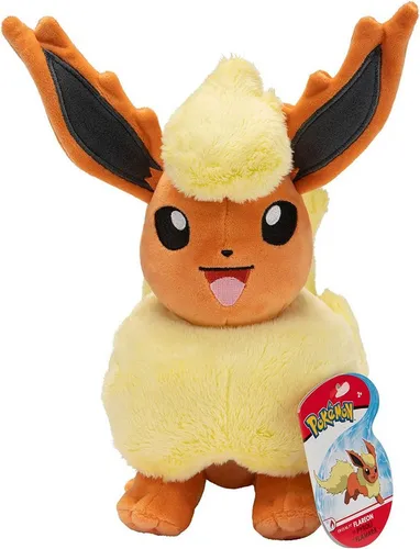 Jazwares Plüschfigur Boti 37052 - Pokemon Plüschfigur 20 cm - Eevolutions - Kuscheltiere, hochwertig verarbeitetes Plüschpokemon in 20 cm, ideal für Sammler und Fans der Eevolutions-Serie. Wähle dein Lieblings-Pokemon und erkunde die spannende Welt der Pokemon!