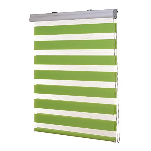 Ventanara® Doppelrollo Grün 80 x 160 cm in grün von Ventanara