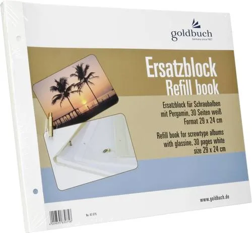 Goldbuch 83075 Fotoalbum Weiß 30 Seiten