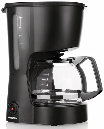 Tristar Kaffeemaschine CM-1246, 6 Tassen, 600W - Kompakte Kaffeemaschine mit 6 Tassen Kapazität und Warmhaltefunktion. Ideal für Zuhause und Camping, mit Anti-Tropf-System und nachhaltigem Dauerfilter für müheloses Kaffeegenießen.