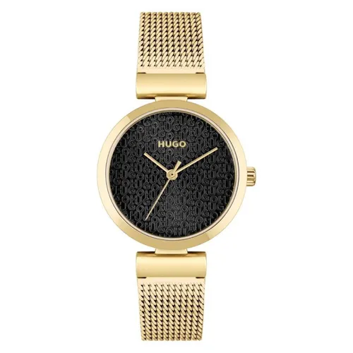 Hugo SWEET 1540129 – Damenuhr mit elegantem Design - Elegante Damenuhr mit 12-Stunden-Zifferblatt. Klassischer Stil, wasserdicht bis 30 m. Ideal für formelle Anlässe und den Alltag. Inklusive Originalverpackung und 2 Jahre Herstellergarantie.