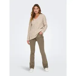 ONLY Onlmary Global Mid Sweetf Cord Cc PNT Rp - Flared Hose - Damen-Hosen mit normaler Leibhöhe und Eingrifftaschen, aus elastischer Baumwollmischung für eine optimale Passform und bequemen Tragekomfort.