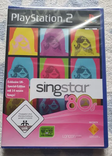 SingStar: '80s - UK Edition (Sony PlayStation 2, 2006,)NEU OVP