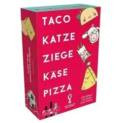 Blue Orange Taco Katze Ziege Käse Pizza (FIFA-Edition) - Schnelles Reaktionsspiel für 2-8 Spieler, thematische Illustrationen und Spezialkarten für zusätzlichen Spielspaß