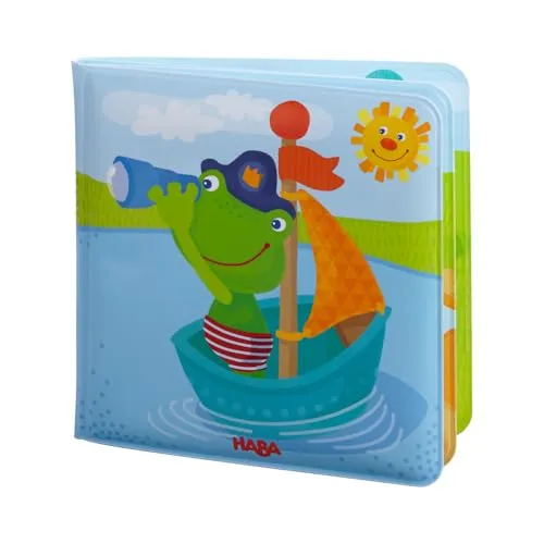 HABA 302634 Badebuch Kapitän Frosch 2, Kleinkindspielzeug