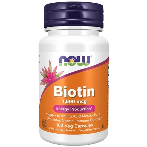 Biotin 1000 mcg 100 Veg-Kapseln Now Foods