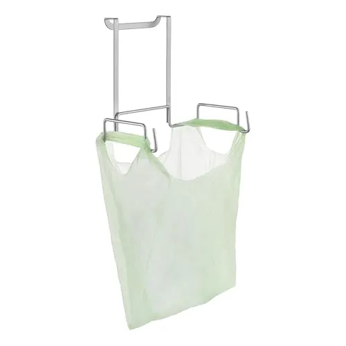 Metaltex Galileo Müllbeutelhalter für die Schranktür, 21x14x19cm
