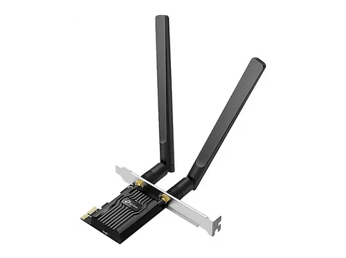 TP-Link Archer TX20E AX1800 Wi-Fi 6 PCIe-Adapter - Netzwerkkarten mit Wi-Fi 6 Technologie, max. 1201 Mbit/s für blitzschnelle Verbindungen und verbesserte Signalabdeckung dank zwei High-Gain-Antennen. Unterstützt Windows 11/10 (64-bit) und bietet WPA3-Sicherheit.