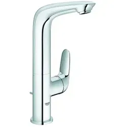 Grohe Eurostyle Waschtischarmatur 23718003 - L-Size mit Ablaufgarnitur - Moderne Waschtischarmatur mit Grohe SilkMove® Technologie für präzise Steuerung. EcoJoy® sorgt für Wassersparen ohne Komfortverlust.