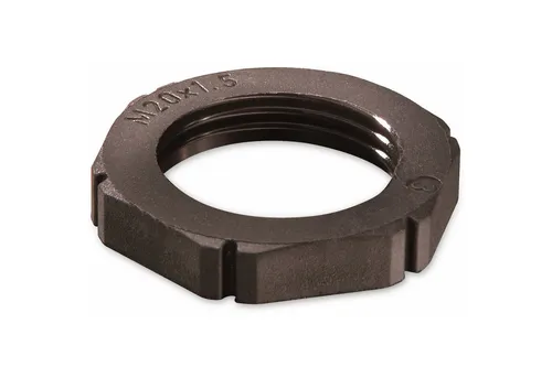 WISKA Muttern WISKA Gegenmutter, 10060681, PG 9, PG, Schwarz