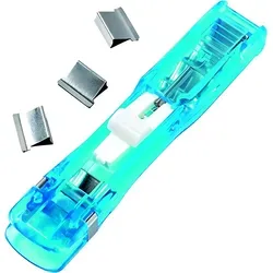 Alco Power Clipper Kunststoff 60 Blatt blau-transparent