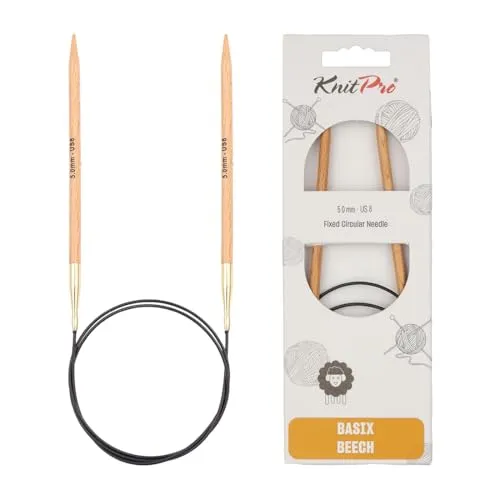 KnitPro Basix Beech Rundstricknadeln 47