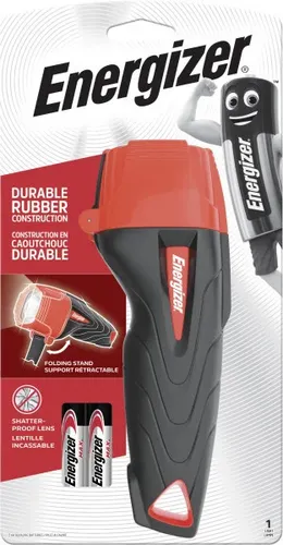 Energizer Taschenlampe Impact Rubber inkl. 2 Micro (AAA) Batterien  Taschenlampe