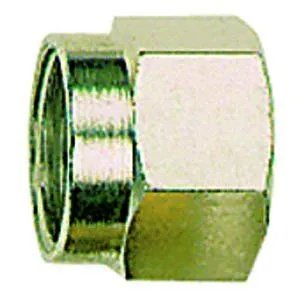 RIEGLER 112056-N 403 Überwurfmutter, M12x1,0, Rohr-Außen-Ø 8 mm, Messing vernickelt, 1Stk