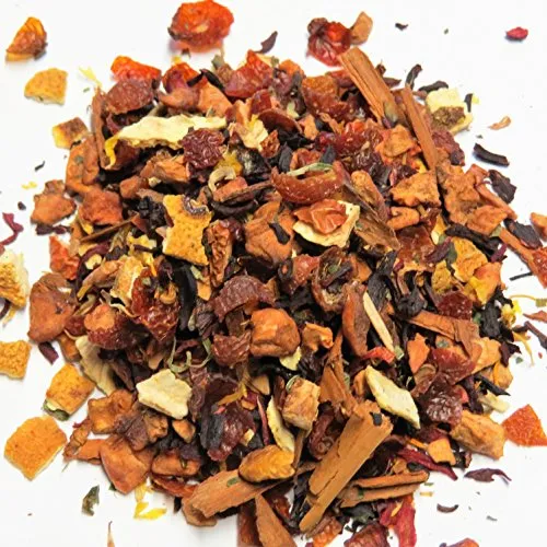 100g Bio Früchtetee Lustige Schneeballschlacht - würzig fruchtiger Wintergeschmack -