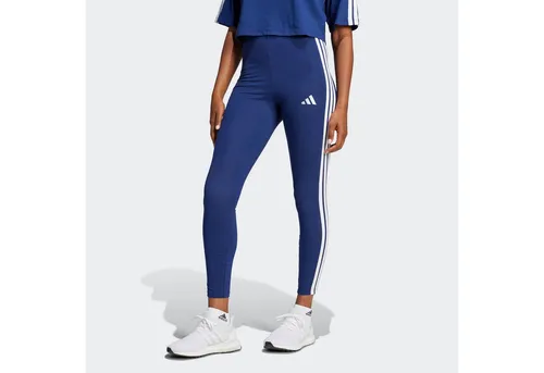 ADIDAS Damen Tight Essentials 3-Streifen Cotton - Leggings & Tights aus stretchigem Material für maximalen Komfort, ideal für Sport und Entspannung, mit klassischem 3-Streifen-Design für einen sportlichen Look.
