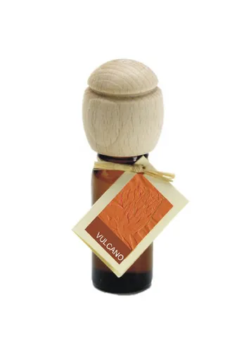Piccolino Duftöl Vulcano Raumduft mit Buchenholzkopf Parfümöl 10 ml