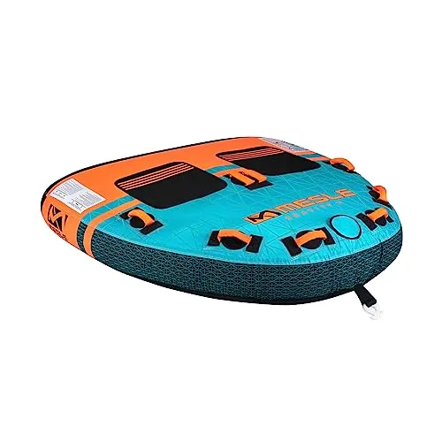 Mesle Funtube Gravity, 2-3 Personen Tube Wassersport, Wasserreifen aufblasbar, Towable Tube für Kinder & Erwachsene, Schleppring für Boot & Jetski, Wasserring zum Ziehen