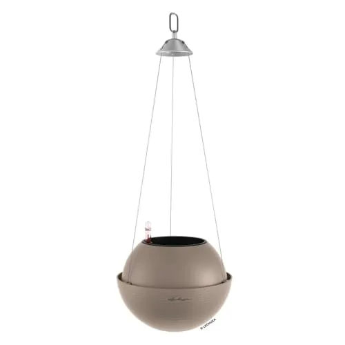 Lechuza Blumenampel Bola Color 23 sandbraun in beige von Lechuza