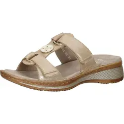 ARA Damen HAWAII Pantolette - SAND, Größe 41 - Stylische Damenpantolette mit hochwertigem Leder, ideal für den Sommer und bequem mit Keilabsatz.
