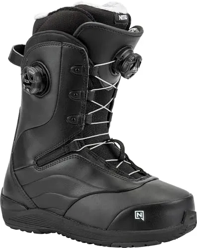 Nitro Snowboards CROWN BOA Snowboardboots 42 - Schwarz - Snowboard-Boots mit CROWN BOA Verschlusssystem für optimalen Halt und einfachen Einstieg, ideal für alle Snowboard-Enthusiasten.