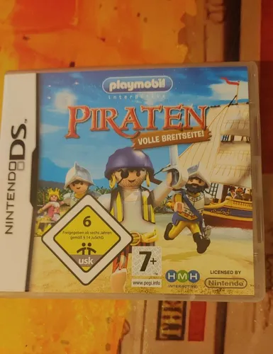 Piraten - Volle Breitseite - Abenteuerliches Piratenspiel für DS, USK 6, mit spannenden Herausforderungen und fesselndem Gameplay.