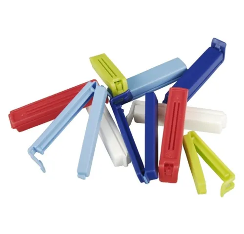 Starpak Verschlussklammer 10 Verschluss-Clipse, PP farbig sortiert