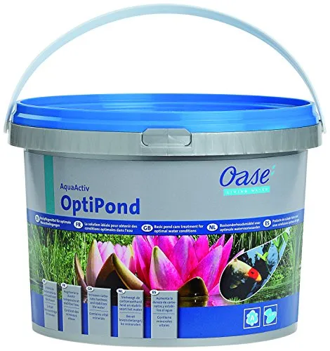OASE 50558 AquaActiv OptiPond Teichstabilisierer - 500 ml Wasseraufbereiter für optimale Teichbedingungen, verbessert Wasserqualität und bindet Schadstoffe