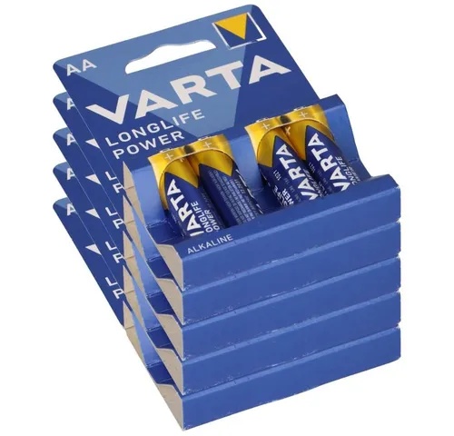 VARTA 20x Varta 4906 Longlife Power AA im 4er Blister Mignon Batterie