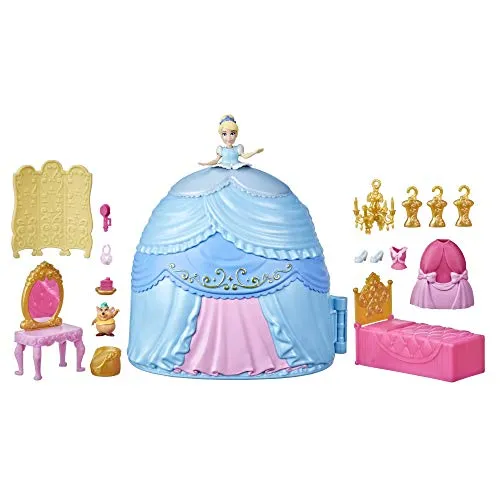 Disney Prinzessin Styling Überraschung Cinderellas Rock - Action-Figur im Disney-Stil, mit einzigartigem Styling-Feature für kreative Spielmöglichkeiten und fantasievolles Rollenspiel.