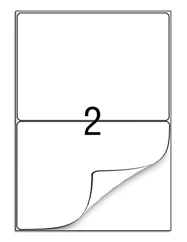 Blatt Universal Etiketten Aufkleber DIN A4 200 Selbstklebend Etiketten 210 x 148 mm Adressetiketten Aufkleber