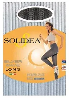 SOLIDEA Leggings Long mit Vorbeugender Kompression (Schwarz, 42)