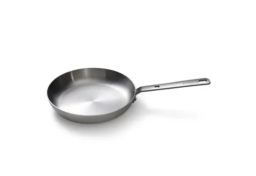 Skottsberg Bratpfanne Edelstahl 28 cm - Hochwertige Edelstahl Bratpfanne mit innovativer Tri-Ply-Technologie für perfekte Hitzeverteilung. Ideal für gesunde, schadstofffreie Gerichte und vielseitig einsetzbar in Küche und Grill.