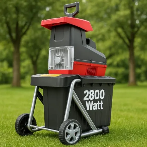ONBEST Gartenhäcksler 2800 Watt – Leise und effektiv