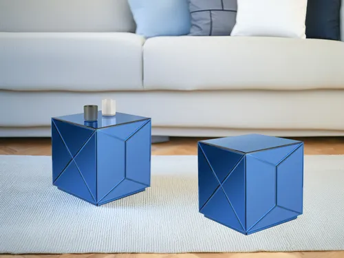 Beistelltische Blau von Meine Wunschleuchte