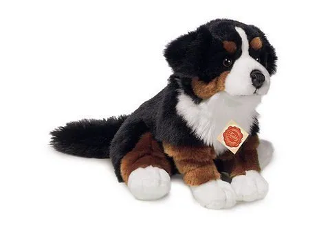 Teddy Hermann 92871 Berner Sennenhund Kuscheltier 29cm - Stofftier & Teddybären: Nachhaltiger, weicher Berner Sennenhund aus recyceltem Material, ideal für Kinder ab 18 Monaten, pflegeleicht und sicher.