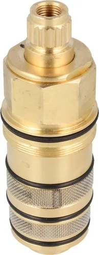 Kludi Temperaturregeleinheit 7526300-00 - Armaturen: Hochwertige Temperaturregeleinheit aus Messing mit präzisem Wachsdehnstoffelement für zuverlässige Temperaturkontrolle und hohen Komfort.