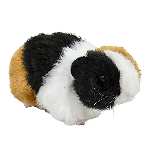 Kuscheltier Meerschweinchen schwarz-weiß-braun 20 cm Uni-Toys