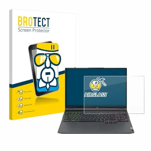 BROTECT Schutzglas für Lenovo Legion 5 Pro - Ultra-Kratzfest & Anti-Fingerprint - Schutzfolie für Lenovo Legion 5 Pro mit 9H Härte, ultra-transparent und blasenfrei anbringbar. Schützt Dein Display vor Kratzern und Fingerabdrücken.