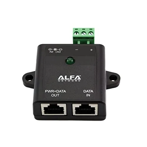 Alfa Network Industriell Gigabit PoE Konv. Rücksetzfunktion, APOE03GR