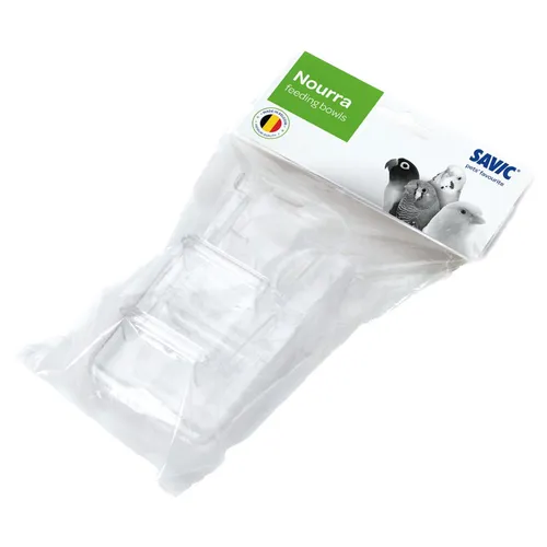 Kunststoffnäpfe 2 Stück - 2 tlg. Vogelnäpfe für Vogelkäfig, ideal für eine saubere und hygienische Fütterung