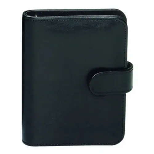 Bind Systemplaner FINEtouch Lederimitat A6 schwarz