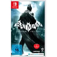 Batman Arkham Trilogy - Switch [EU Version] - Gaming Konsolen & Spiele: Erlebe die komplette Batman Arkham Trilogie mit packendem Gameplay und epischer Erzählkunst, inklusive aller DLCs für unvergessliche Abenteuer.