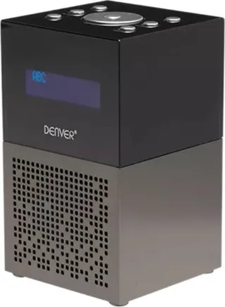Denver Denver Radiowecker - DAB-Radio - Doppelter Wecker und Dimmer - Digitaler Wecker - FM-Radio - CRD510 - Schwarz