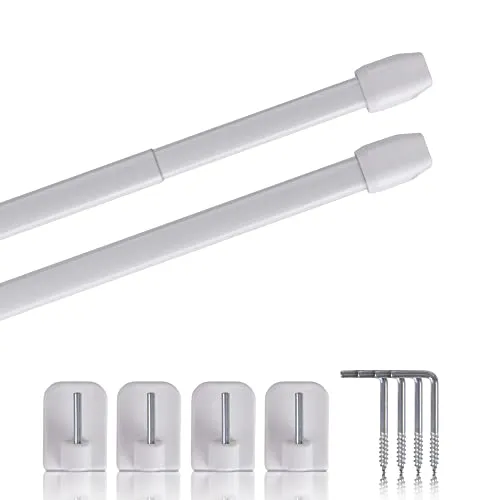 Vitragestangen 2er Pack ausziehbar