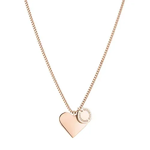 Liebeskind LJ-0508-N-85 Kette - Ketten für Damen aus roségoldfarbenem Edelstahl, ideal zum Kombinieren und perfektes Geschenk für jeden Anlass, verpackt in einer eleganten Geschenkbox.