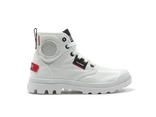 Palladium Unisex Pampa Hi Patch Basketball, Star White, 38 EU, Star White, 38 EU